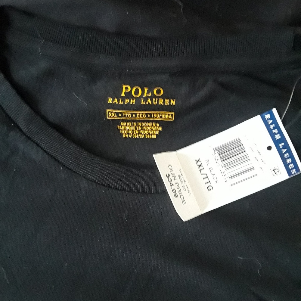 Polo Ralph Lauren mens tshirt XL black